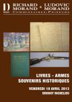 LIVRES - ARMES - SOUVENIRS HISTORIQUES