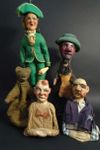 Collection de Marionnettes à fils , à gaine, à tringle du monde entier. Collection de gouaches de Guillaume Monin.....