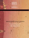 Bibliothèque Jean A. Bonna - Livres & manuscrits choisis du XVe au XXe siècle