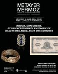 JEWELRY, SILVERWARE AND AN EXCEPTIONAL SET OF BANKNOTES FROM THE WEST INDIES AND COMOROS