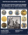 Collections de boutons de vénerie du Général de la Ferté-Sénectère