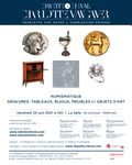 NUMISMATICS - ENGRAVINGS - PAINTINGS - JEWELLERY - FURNITURE AND OBJECTS OF ART