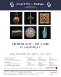 archéologie, art sacré, numismatique
