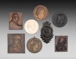 Collection de 120 médaillons en galvanoplastie & Médailles, Argenterie & Bijoux ...