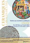VENTE ON-LINE DE CERAMIQUES - FAIENCE DE L'EST / 9 AVRIL 2022 