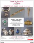 Bijoux anciens et modernes, argenterie