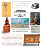 Tableaux anciens et modernes, dessins, objets de vitrine, sculptures, bronzes, bijoux, bagages et accessoires de mode, instruments de musique, meubles anciens et de style, objets d'art et d'ameublement