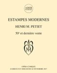 Estampes modernes, Henri M. Petiet