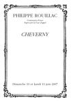 CHEVERNY (1ère partie)