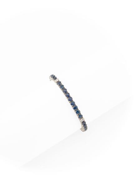 French craftsmanship 
750‰ white gold chain bracel