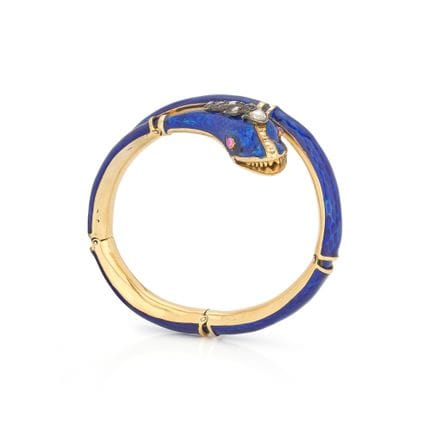 19th-century piece 
“Fantastic Creature” hinged ba