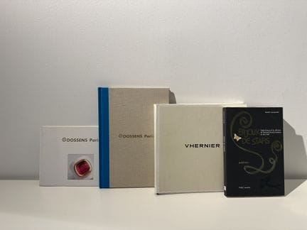 4-teiliges Buchset: 
- GOOSSENS Paris, Verkaufskat