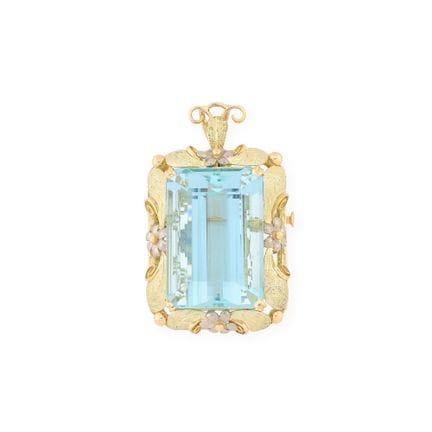 Piece from the 1950s
A three-tone 750‰ gold brooch
