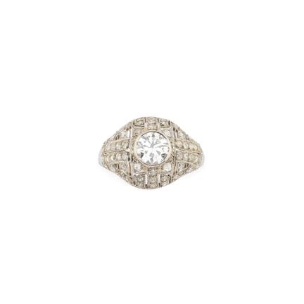 French jewelry from the 1920s–1930s
A domed ring i
