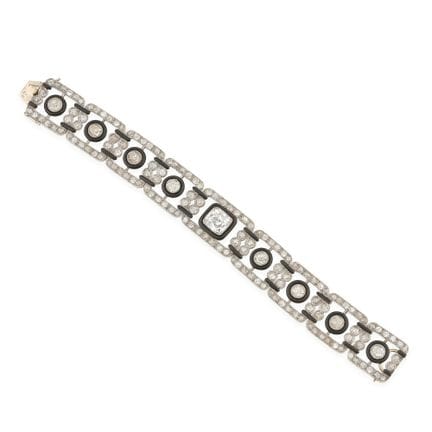 French Art Deco-era piece
Ribbon bracelet in 750‰ 