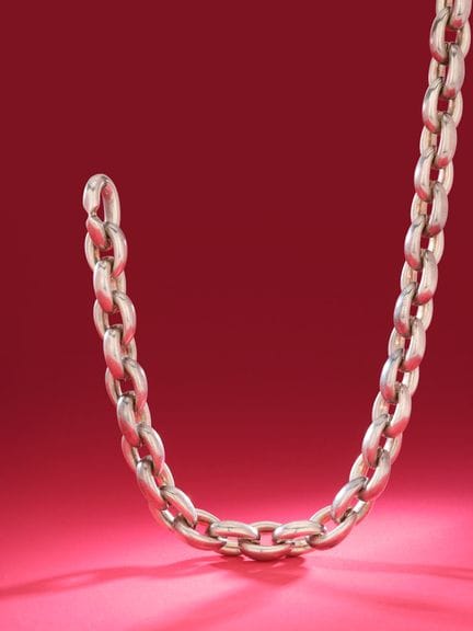 HERMES Paris, Modell „Acrobate“
Halskette aus 925e