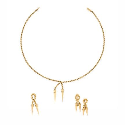 BOUCHERON, 1950s–1960s
“Aiguillettes” set comprisi