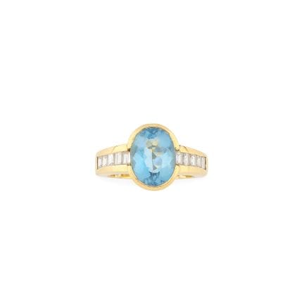 Contemporary French jewelry 
750‰ yellow gold band