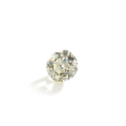 *A solitaire ring in 750‰ white gold and 850‰ plat