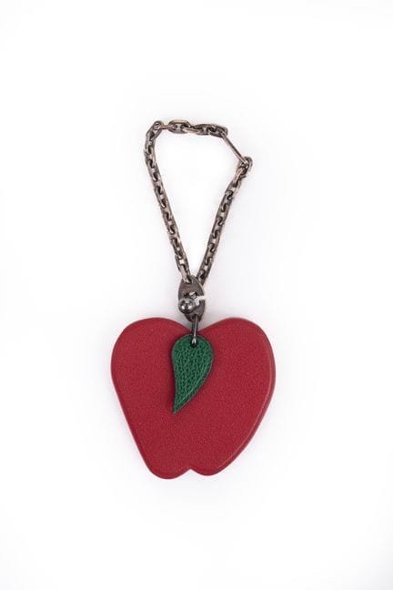HERMES Paris, made in France - "Apple" keychain in