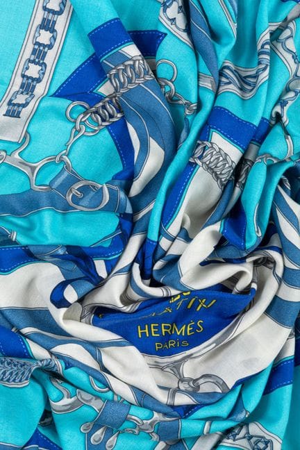 HERMES Paris, made in France - Cashmere and silk s