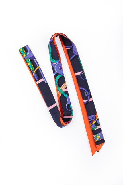 HERMES Paris, made in France - Printed silk Twillo