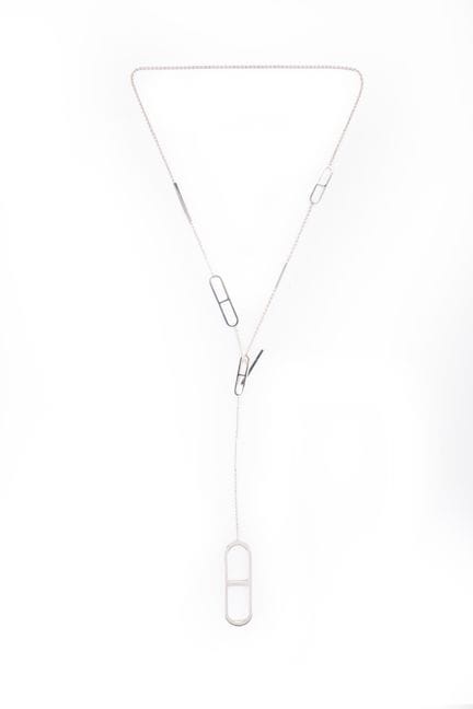 HERMES París, fabricado en Italia - Collar largo «
