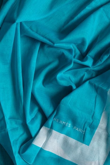 HERMES Paris, made in France - Cotton voile pareo 