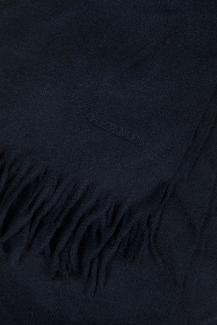 HERMES Paris, made in Great Britain—Navy cashmere 