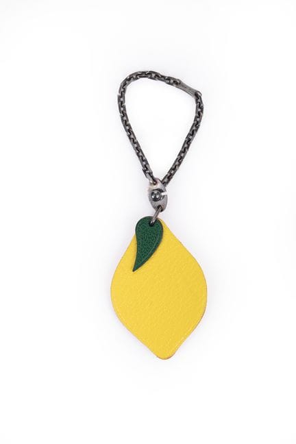 HERMES Paris, made in France - "Citron" keychain i