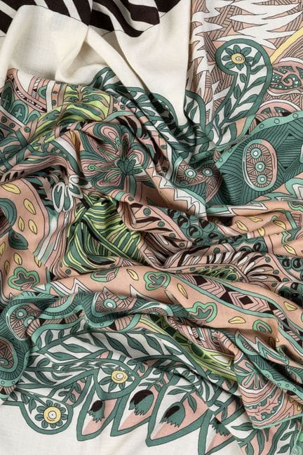 HERMES Paris, made in France - Cashmere and silk s