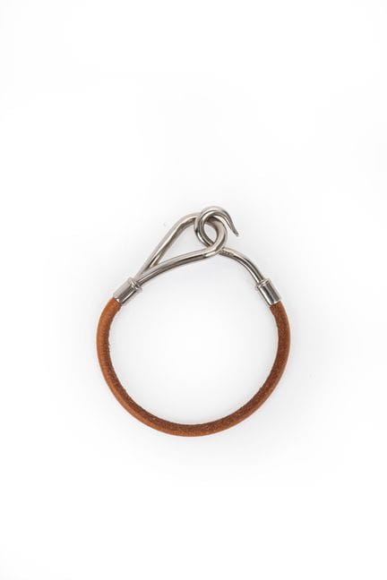 HERMES París - Pulsera «Jumbo» de piel natural, ci