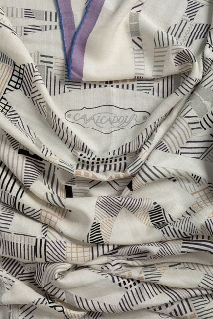 HERMES Paris, made in France - Cashmere and silk s