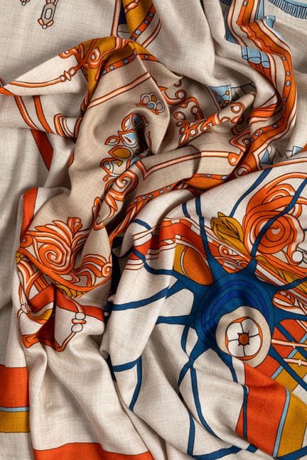 HERMES Paris, made in France - Multicolored cashme