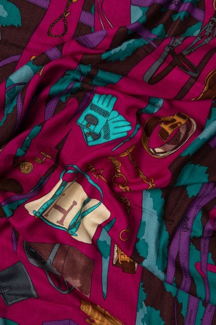 HERMES Paris, made in France - Cashmere and silk s