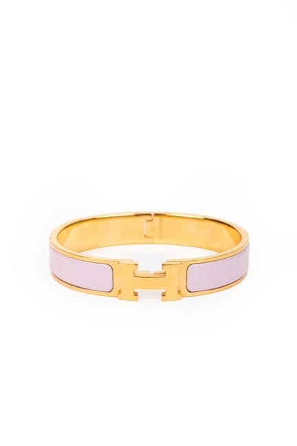 HERMES - Pulsera tipo brazalete con cierre «Clic H