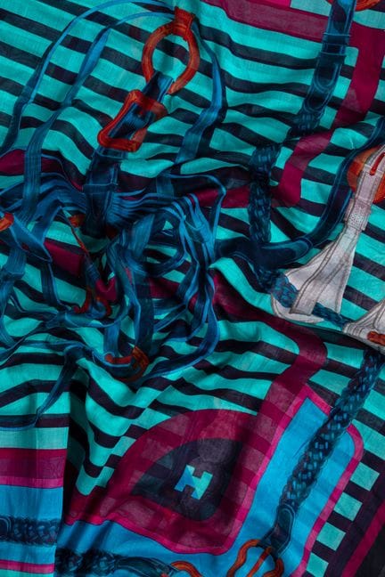 HERMES Paris, made in Italy - Short pareo made of 