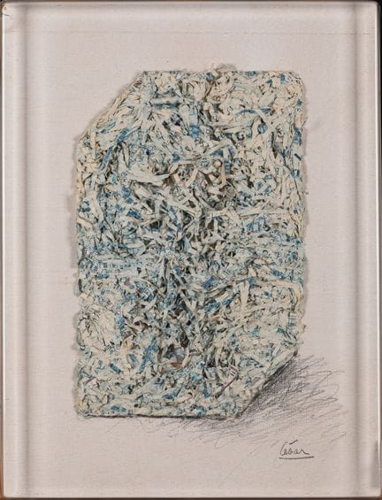 CÉSAR (1921–1998)
Gepresstes Papier, 1973
Gepresst