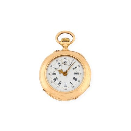 LECOULTRE 
Kragenuhr aus 18 Karat Gelbgold (750) m