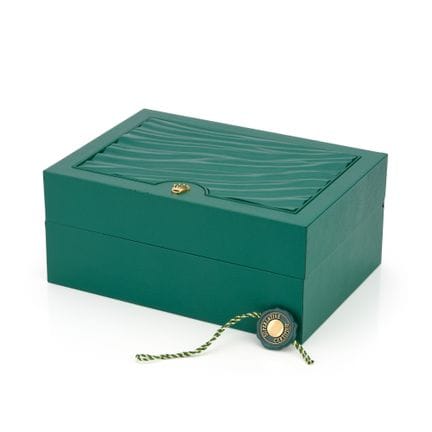 ROLEX 
A Rolex case with tag; cushion missing. 
Mi