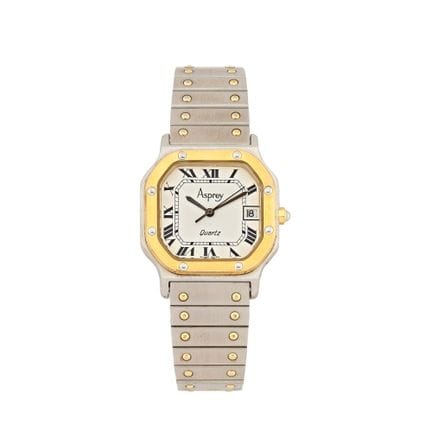 ASPREY 
Nr. 553

Armbanduhr aus Edelstahl 
Gehäuse