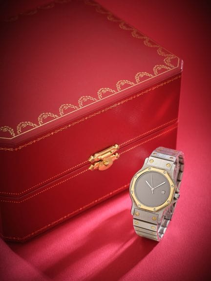 CARTIER
Santos Octagon Grande Taille, auch „Ghost 