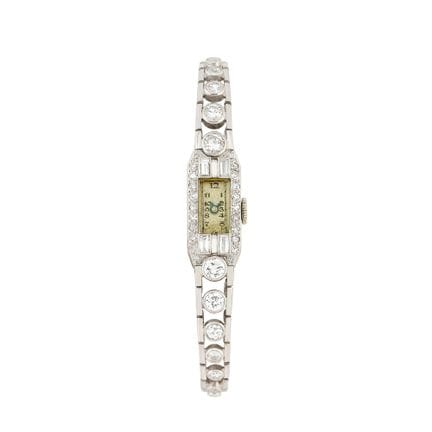 FRANZÖSISCHE ARBEIT 
Um 1930

Damenarmbanduhr aus 