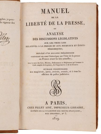 [MAISEAU]. [TALLEYRAND].

Manual de la libertad de