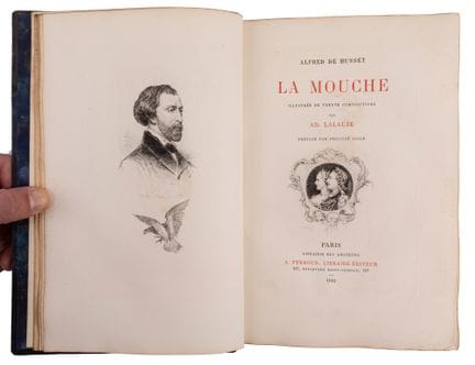MUSSET, Alfred de. LALAUZE, Adophe.

La Mouche.

P