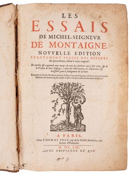 MONTAIGNE.

Los Ensayos de Michel, señor de Montai