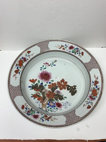China, Ostindische Kompanie, 18.
Großes Becken aus