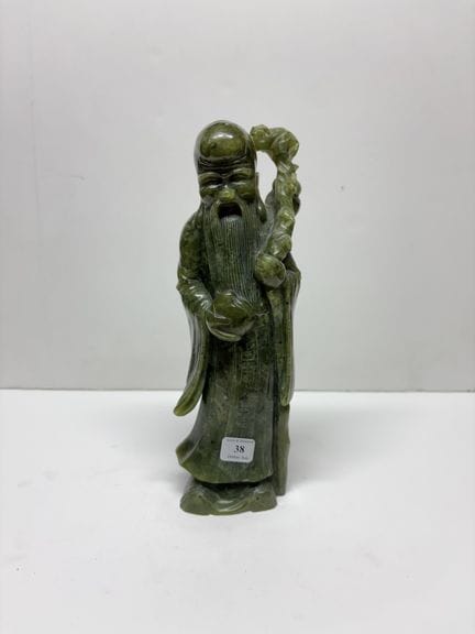 Shoulao aus Jadeit
China
Höhe: 25 cm