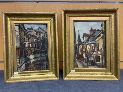 École Française dans le style Rouen , "Maisons à c