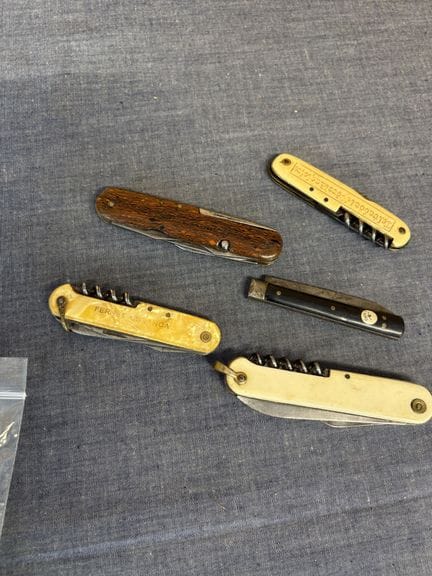 Lote de 5 cuchillos pequeños promocionales
